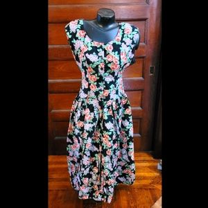 Starina Lilacs and Primrose Cottagecore Dress